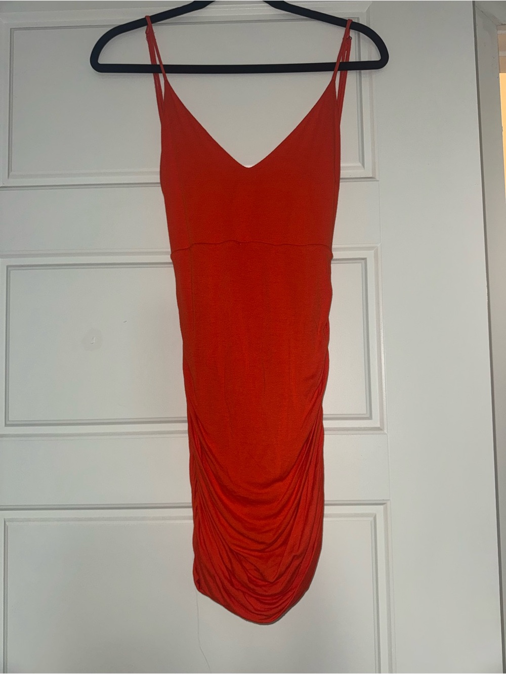 Herschel Supply Company Red Spaghetti Strap V-Neck Camisole Dress